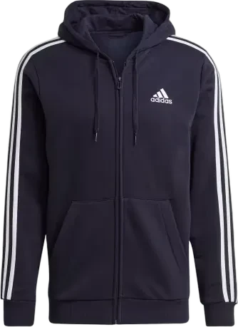 Buzo Adidas Essentials Fleece 3 Rayas