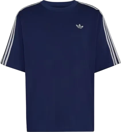 Playera Adidas Adicolor 3 Franjas Oversize