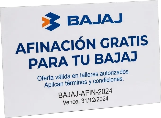 Afinación Gratis para tu Bajaj