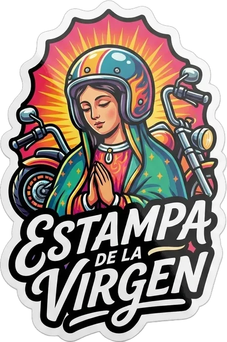 Estampa de la Virgen