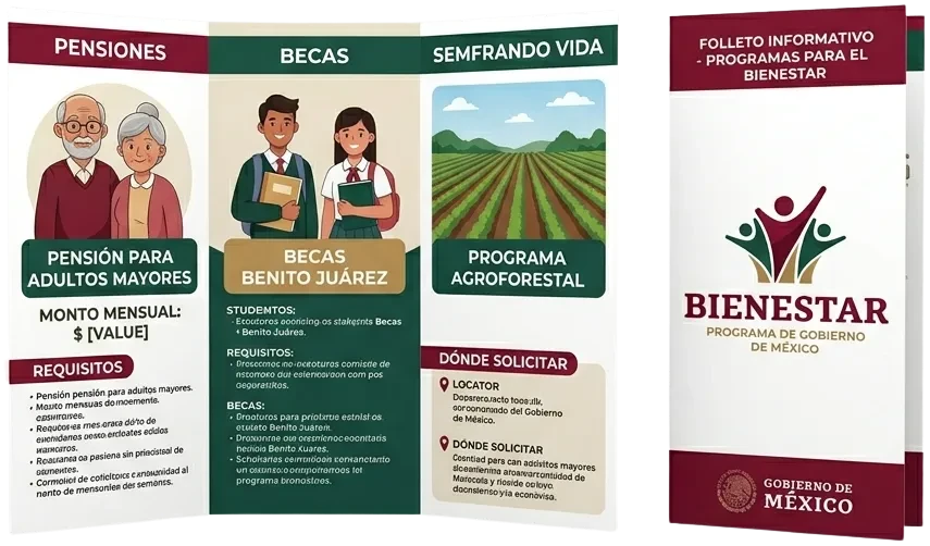 Folleto del Bienestar