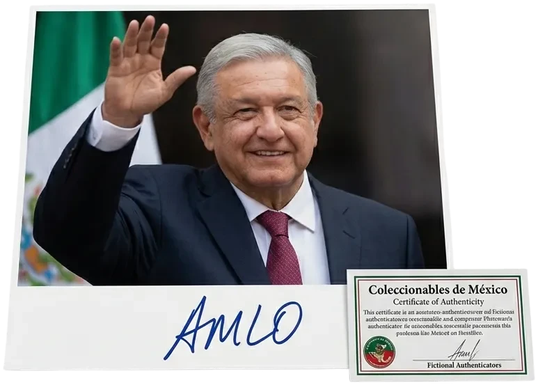 Foto Firmada AMLO