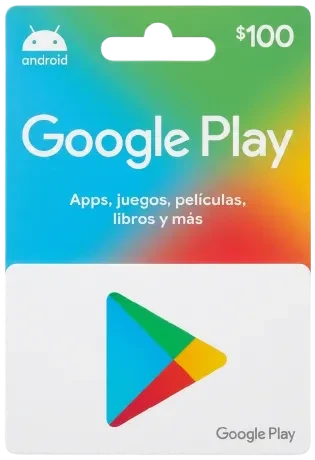 Tarjeta de Regalo $100 Play Store