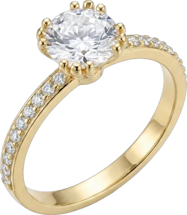 Anillo de Compromiso de Oro 10K