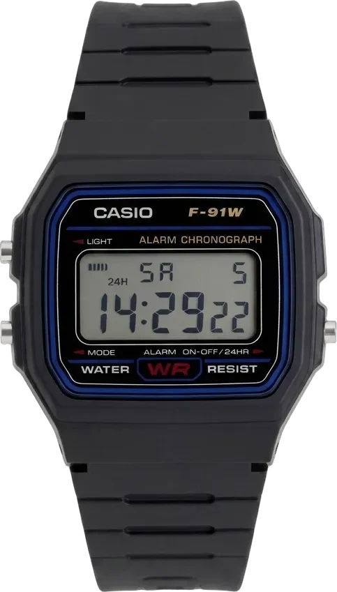 Reloj Casio F-91W (el clásico)