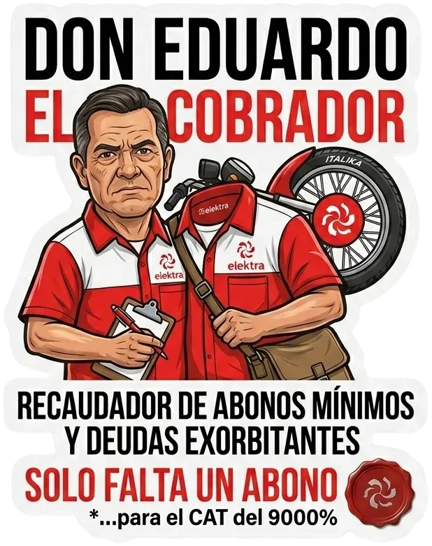 Sticker Don Eduardo El Cobrador