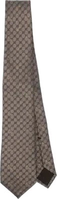 Corbata Gucci de Seda con Motivo GG