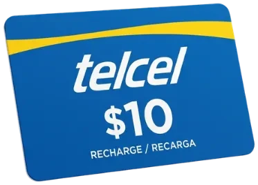 Recarga Telcel $10