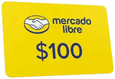 Vale Mercado Libre $100