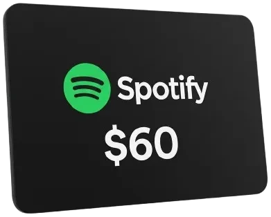Vale Spotify $60
