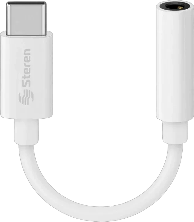 Adaptador de USB-C a Audífonos de 3.5 Milímetros