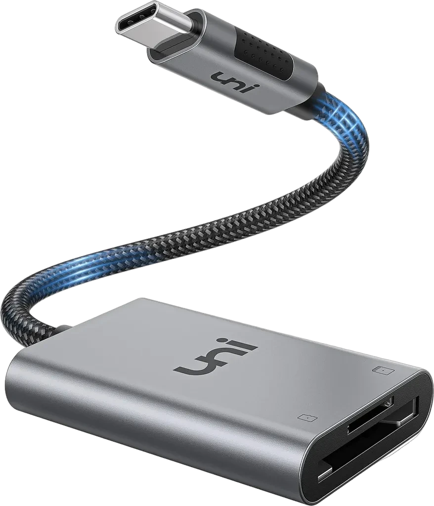 Adaptador de USB-C a Lector de Tarjeta SD