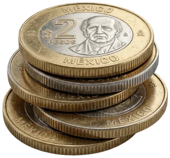 $8 para cambio