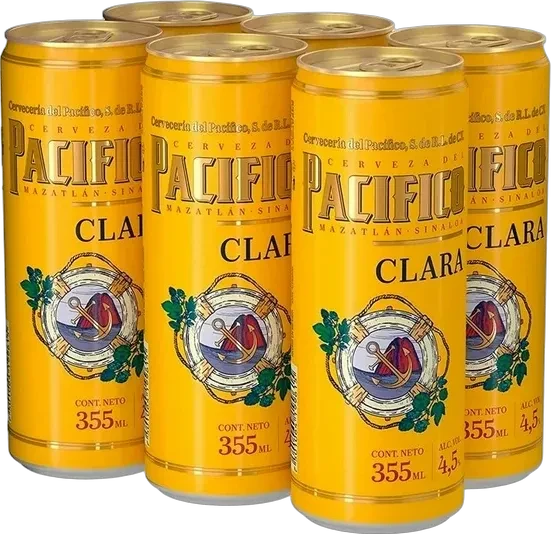 Six de Cerveza Pacífico Clara