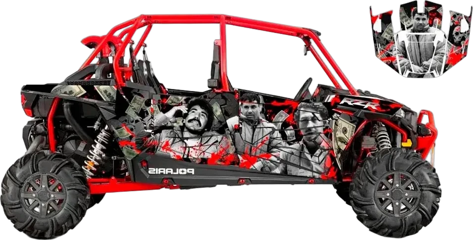 Wrap Completo RZR 4 Plazas Tuning Shop Culiacán
