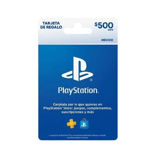 Crédito PlayStation Store $500