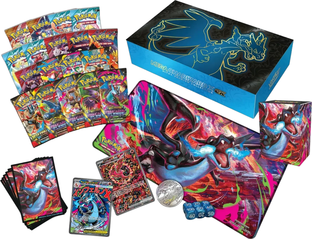Caja Mega Charizard X ex Ultra-Premium Collection