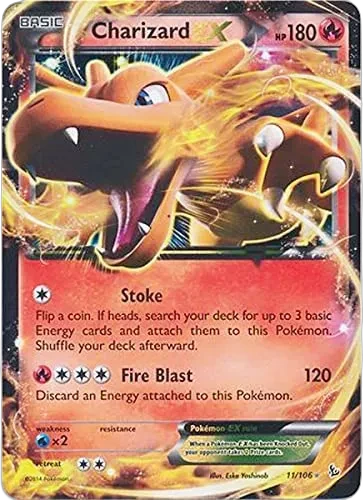 Carta gigante Charizard EX 11/106