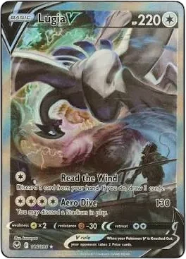 Lugia V Alt Art 186/195 Silver Tempest
