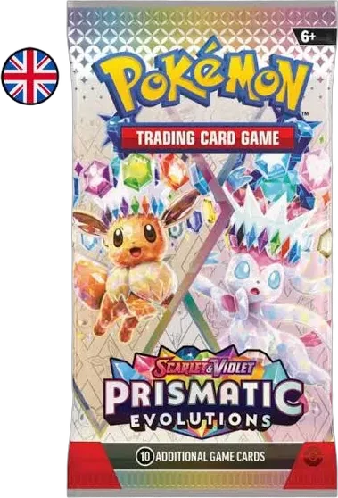 Sobre Prismatic Evolutions arte Eevee