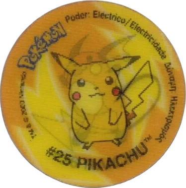 Tazo Pikachu Sabritas Pokémon 2000