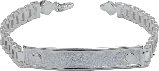 Esclava Tejido Rolex Grabada
