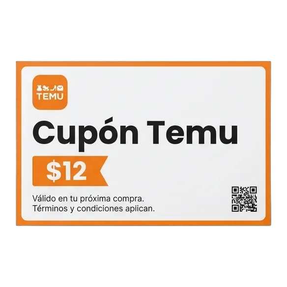 Cupón Temu $12