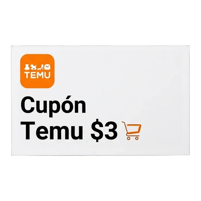 Cupón Temu $3