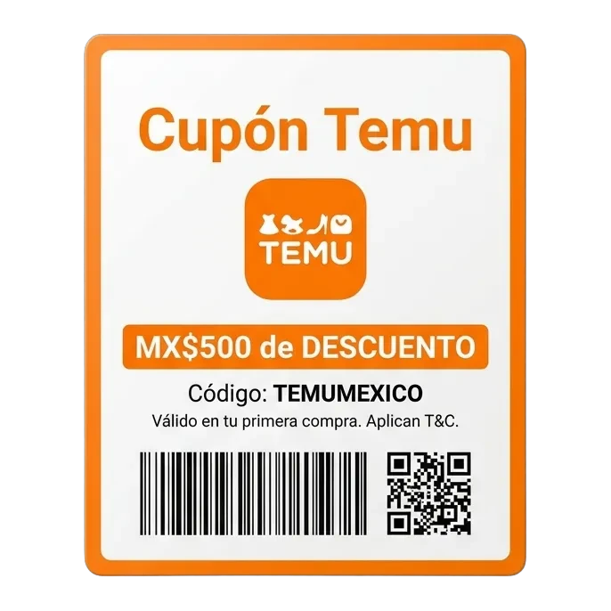 Cupón Temu