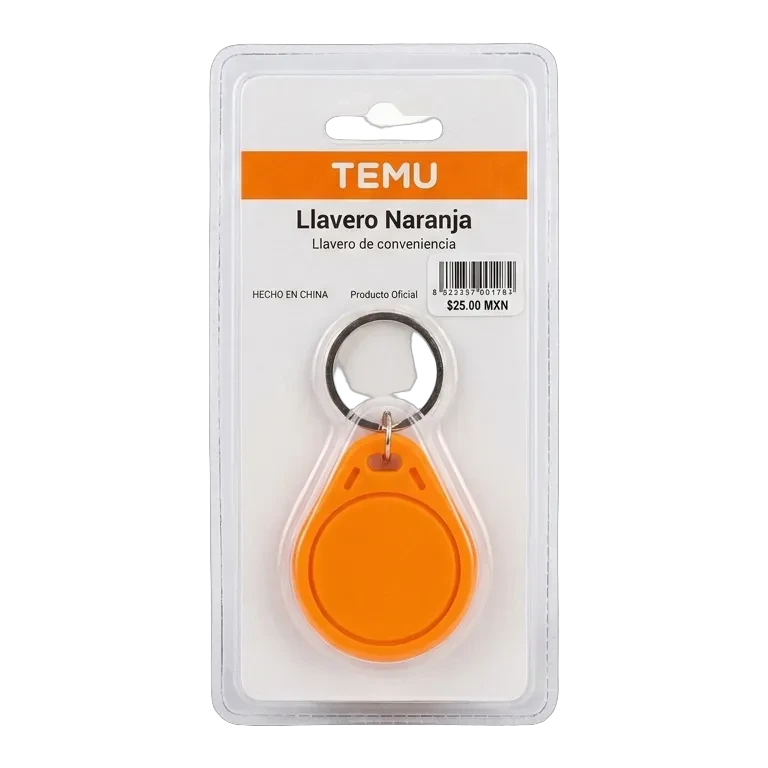 Llavero Naranja Temu