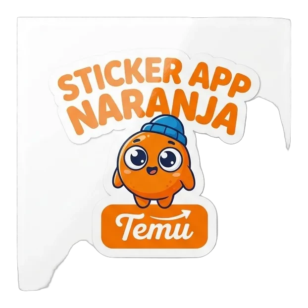 Sticker App Naranja