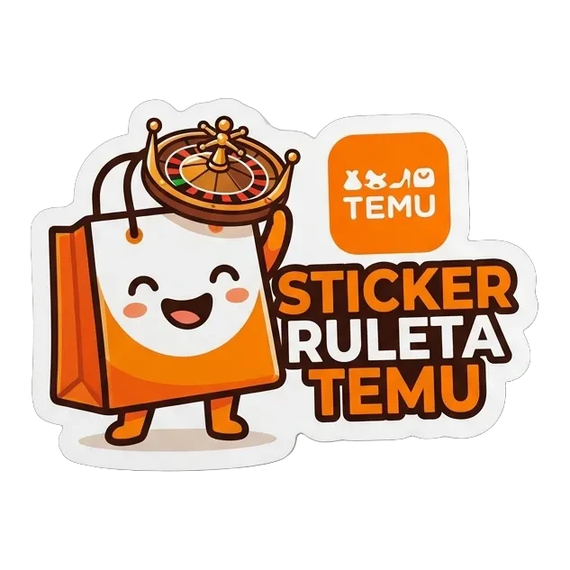 Sticker Ruleta Temu