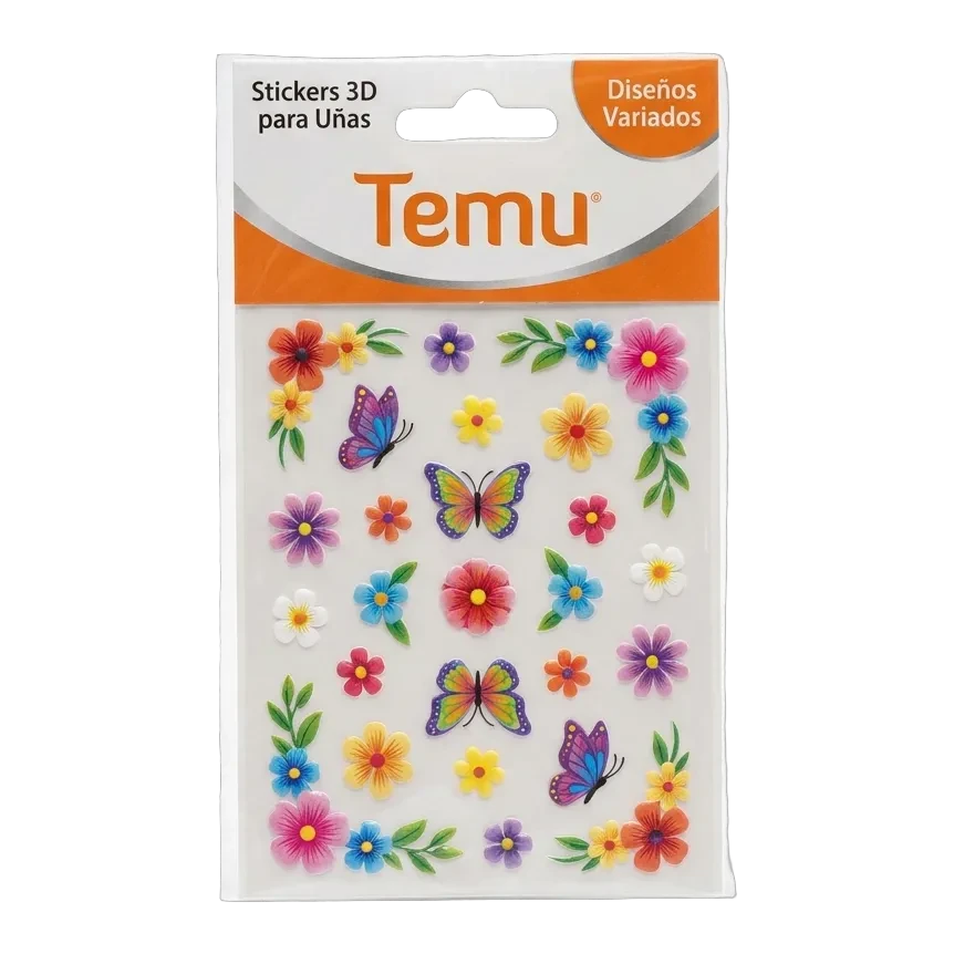 Stickers 3D para Uñas